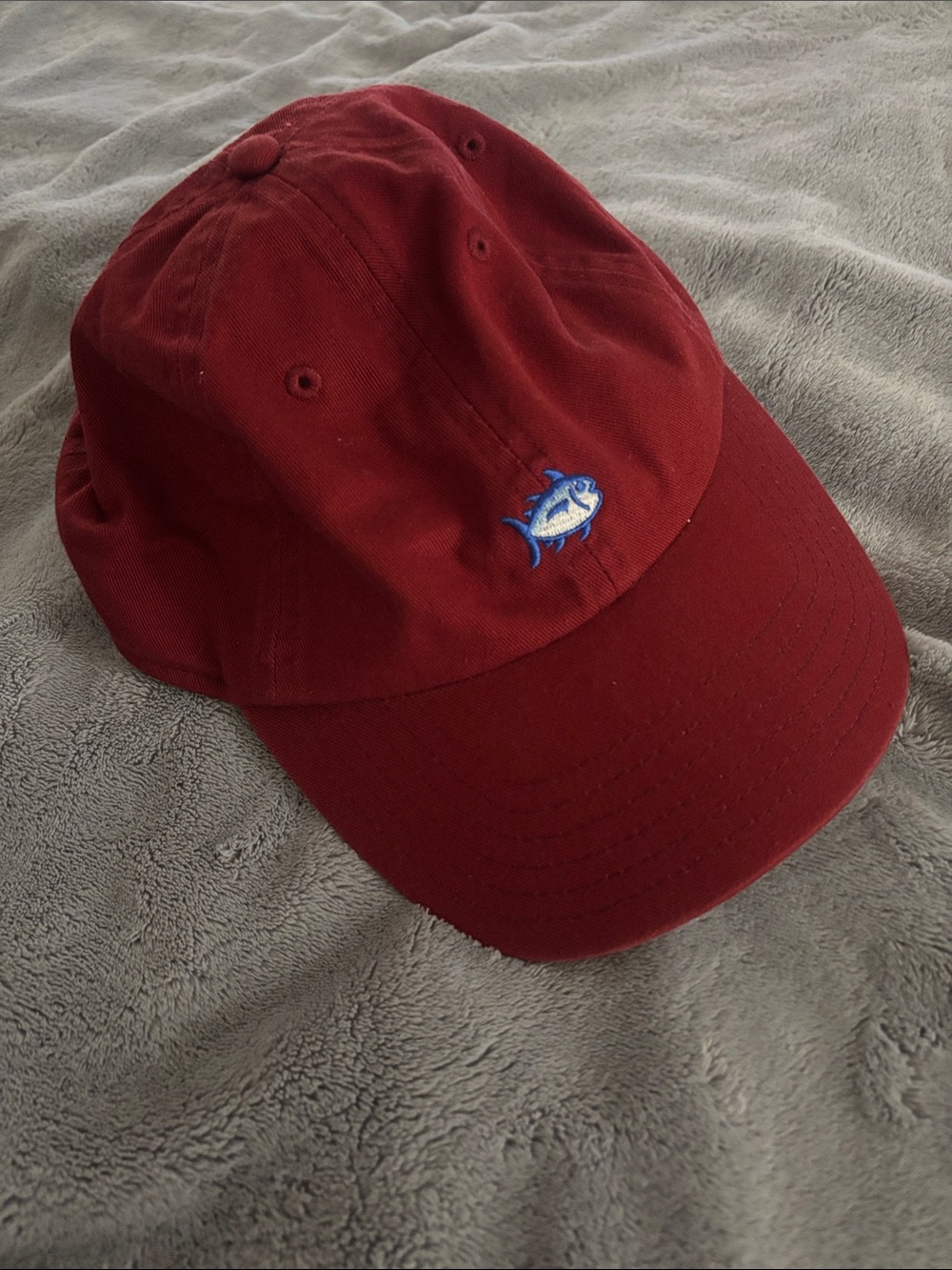 Southern Tide Red Baseball Cap | Hat | Unisex Baseball Hat